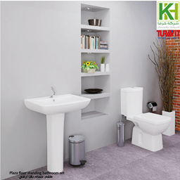 Show details for PLAZA floor-standing bathroom set Picture of PLAZA floor-standing bathroom set